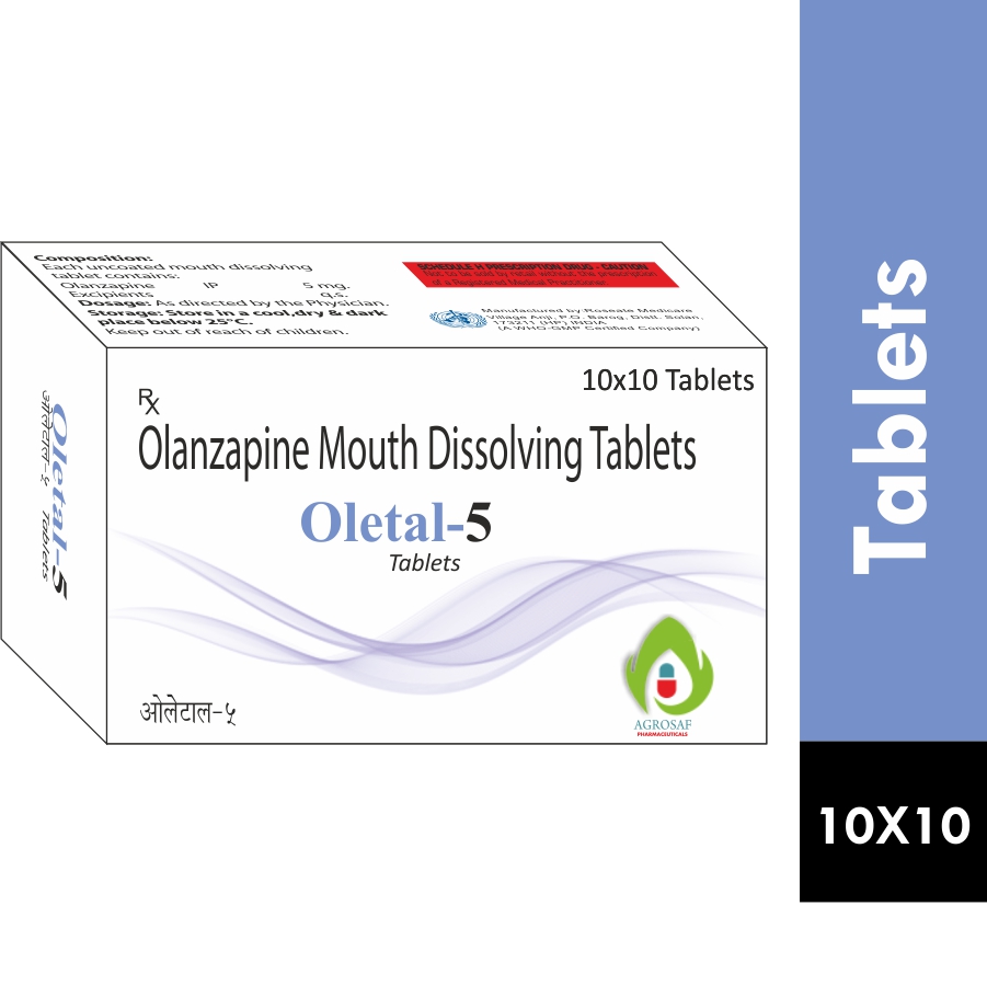 OLETAL 5 TABLET - OLANZAPINE 5MG