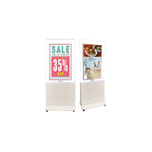 Floor Stand Double Side Advertising Screen