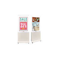 Floor Stand Double Side Advertising Screen