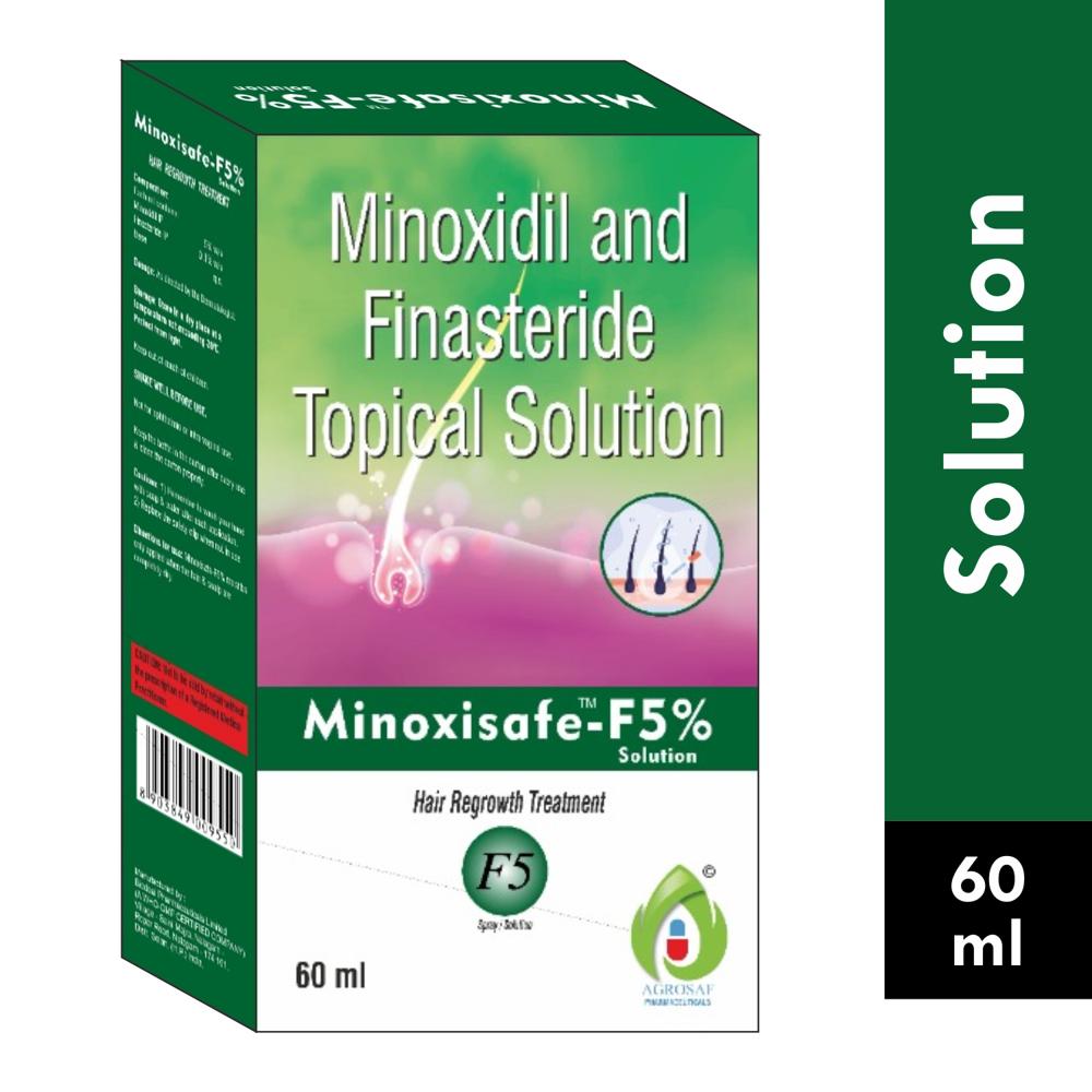 MINOXISAFE-F5% SOLUTION - MINOXIDIL(5% W/V ) & FINASTERIDE(0.1 % W/V ) TOPICAL SOLUTION