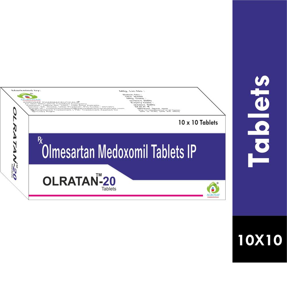 OLRATAN 20 TABLET - Olmesartan Medoxomil (20mg)