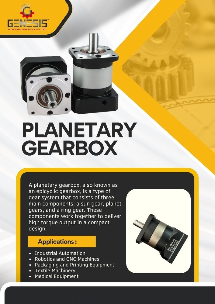 Planetary Gearbox - Color: Black