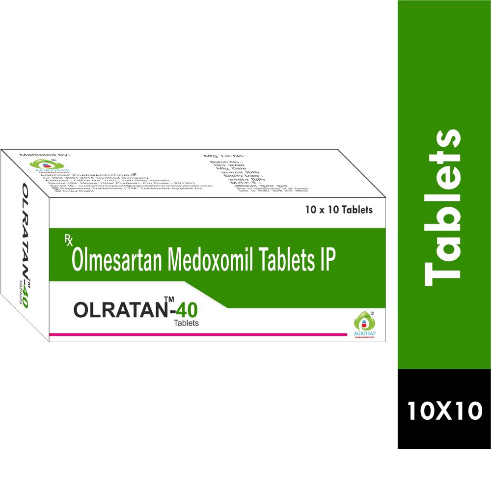 OLRATAN 40 TABLET - Olmesartan Medoxomil (40mg)