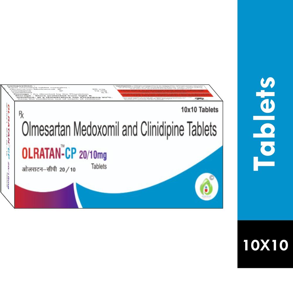 OLRATAN CP 20/10 TABLET - OLMESARTAN MEDOXOMIL 20MG & CILNIDIPINE 10MG TABLET