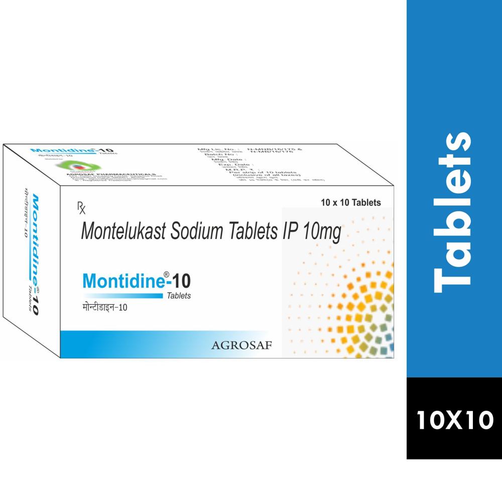 MONTIDINE 10MG TABLET - Montelukast (10mg)