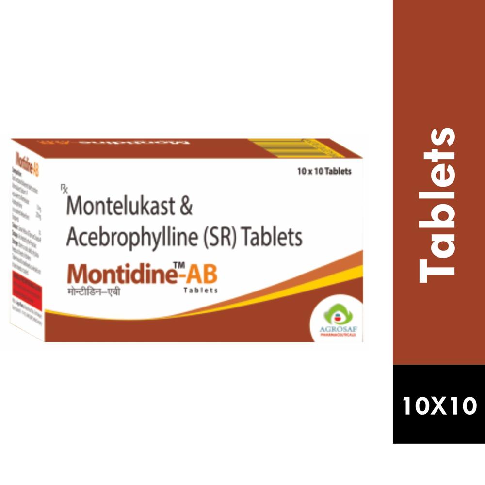 MONTIDINE AB TABLET - MONTELUKAST(10MG) + ACEBROPHYLLINE(200MG)