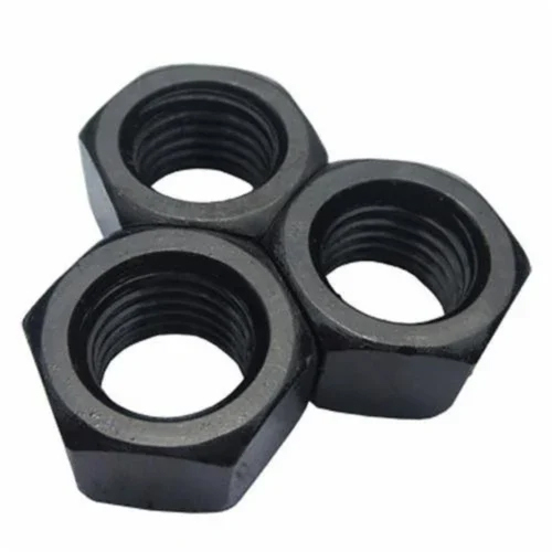 High Tensile Hex Nut - Color: Black