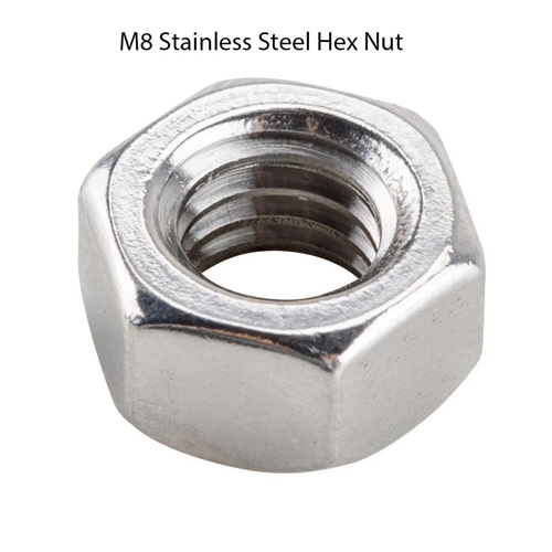 M8 SS Hex Nut