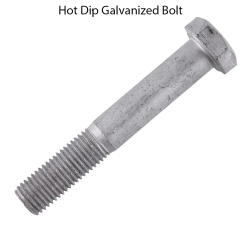 Hot Dip Galvanized Bolt - Color: Silver