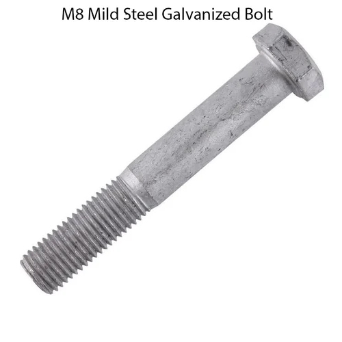 M8 Mild Steel Galvanized Bolt