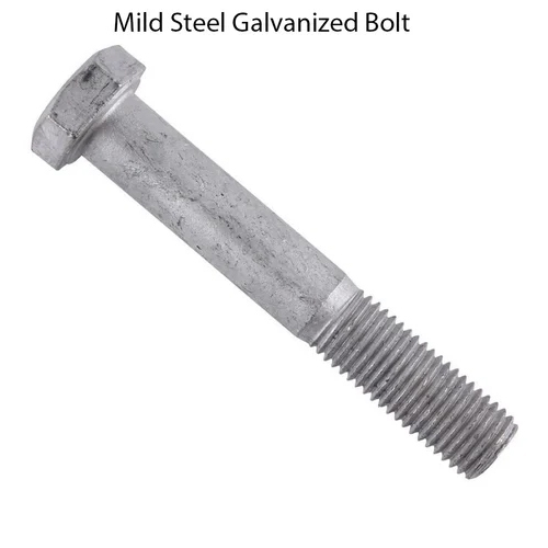 Mild Steel Galvanized Bolt