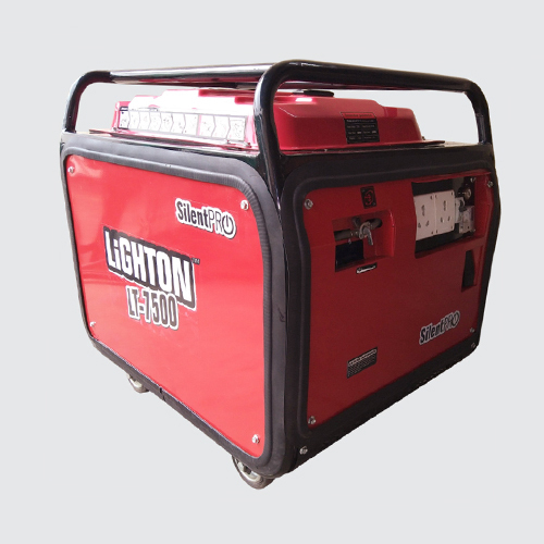 Lt7500 Lighton Silent Pro Portable Generator - Color: Red