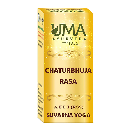 Chaturbhuja Rasa Ayurvedic Gold Tablet for Cough And Asthma