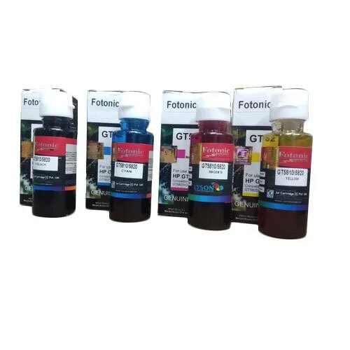 Printing Ink Compatible With For Use In Hp Printer Gt 5820-5810 - Color: Cmyk
