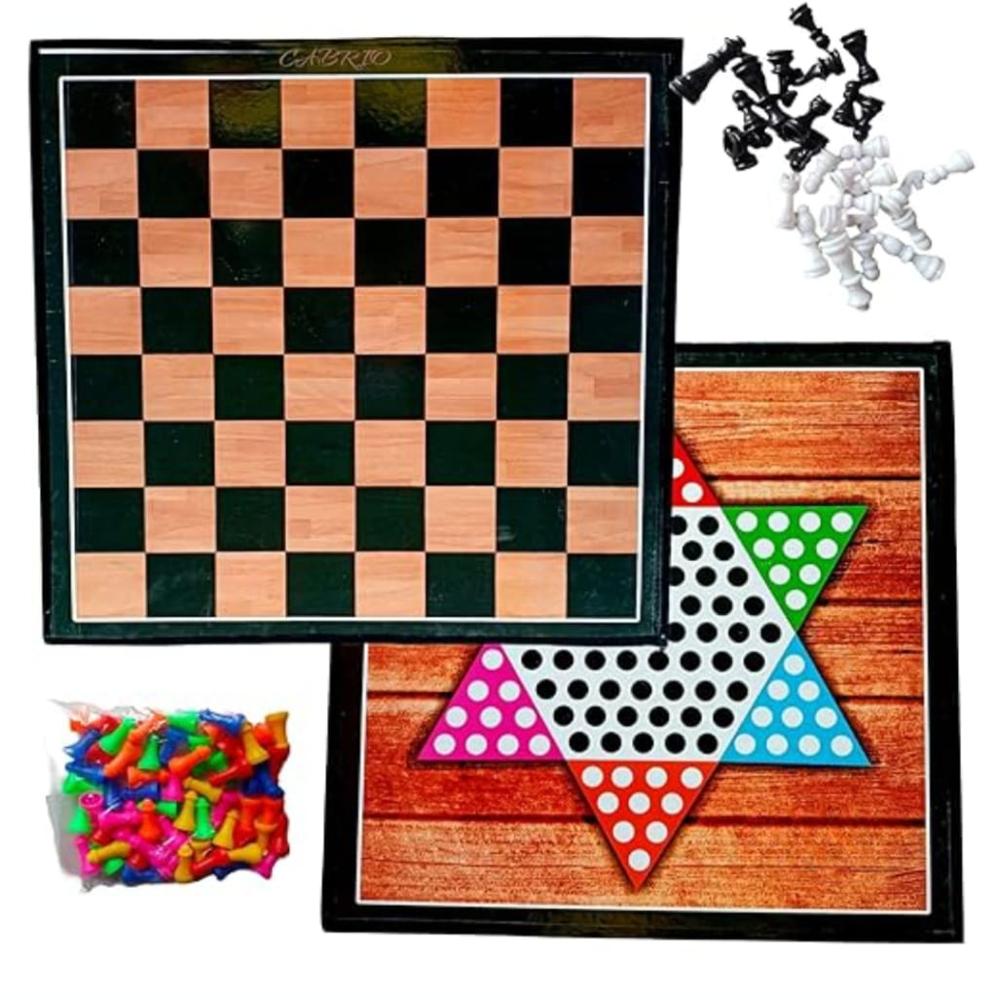 Two In One Chinese Checkers & Chess - Age Group: 8+