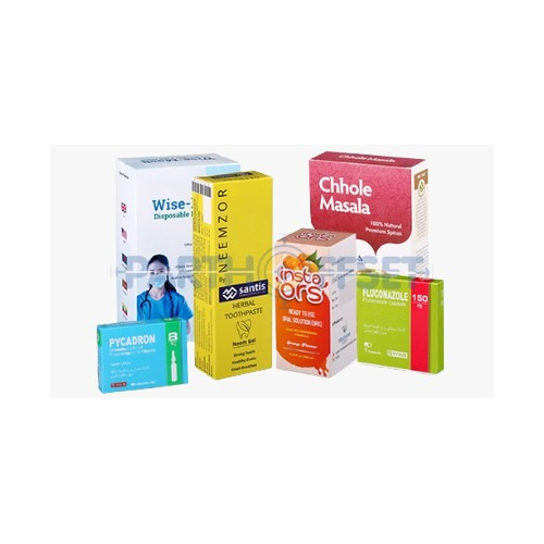 Flexible Board Printed Mono Carton Box - Finishing: Matte Lamination