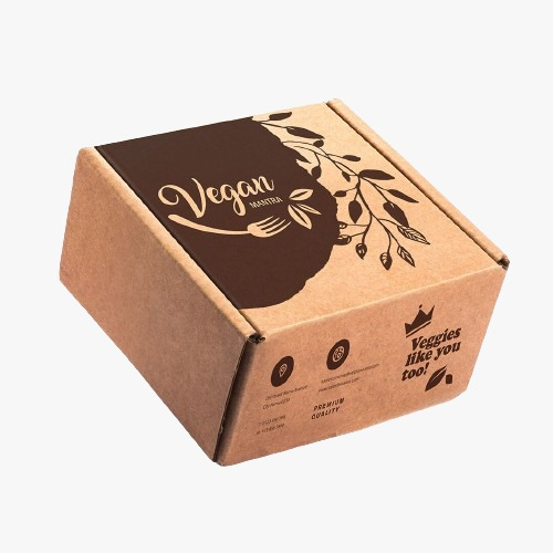 Square Cartoon Box - Finishing: Matte Lamination