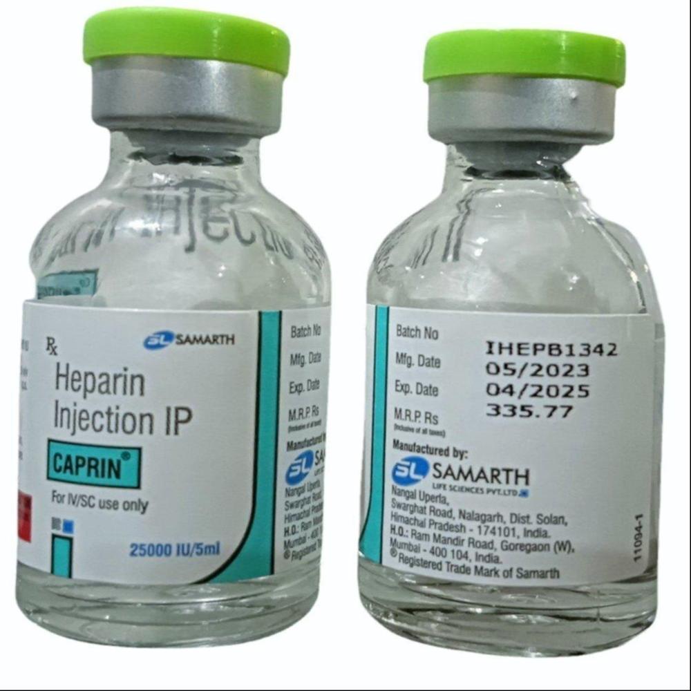 Caprin Heparin Injection 25000IU 