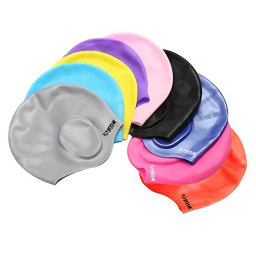 Long Hair Swim Cap - Color: Different Available