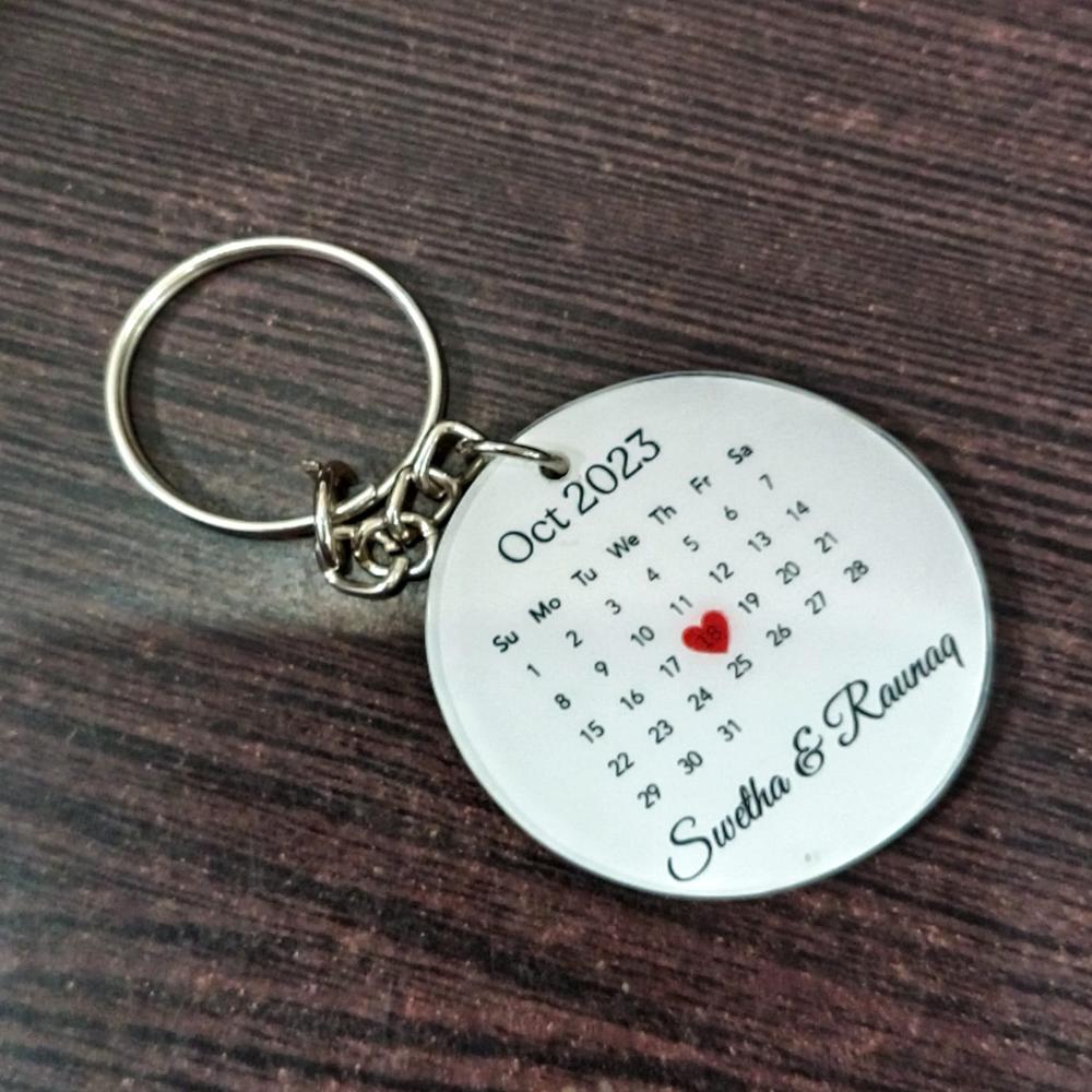 Keychain With Calender