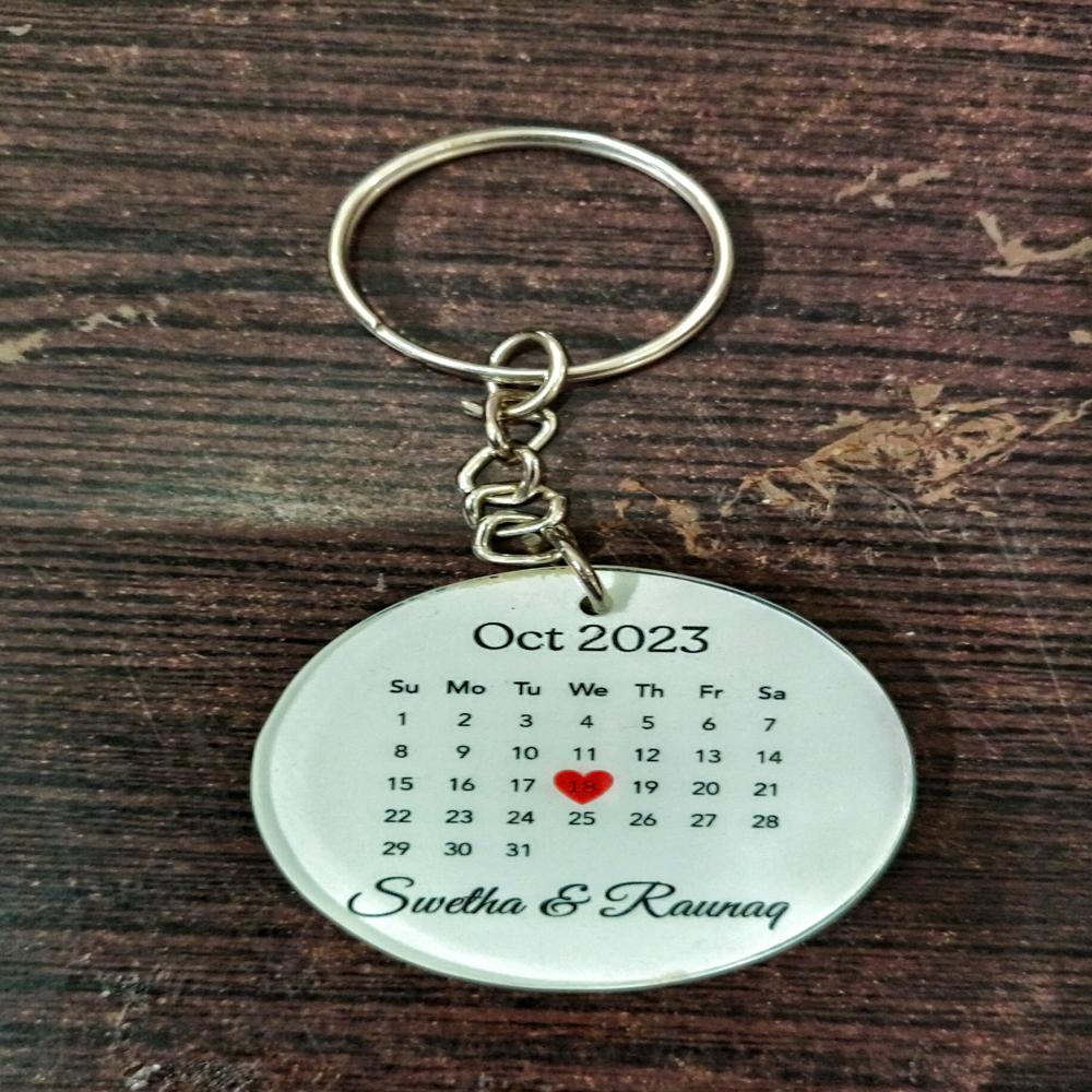 Keychain With Calender