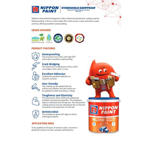 1 L Nippon Hydroshield Dampproof Elastomeric Coating