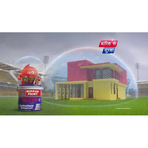 4 L Nippon Hydroshield Dampproof Elastomeric Coating - Physical Form: Liquid