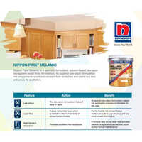 4 L Nippon Paint Melamic Interior Wood Paint