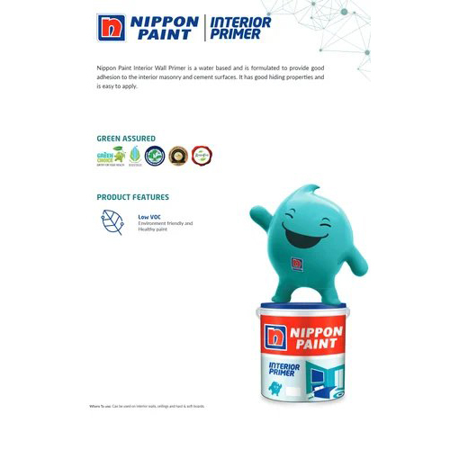 20 L Nippon Paint Interior Primer - Physical Form: Liquid