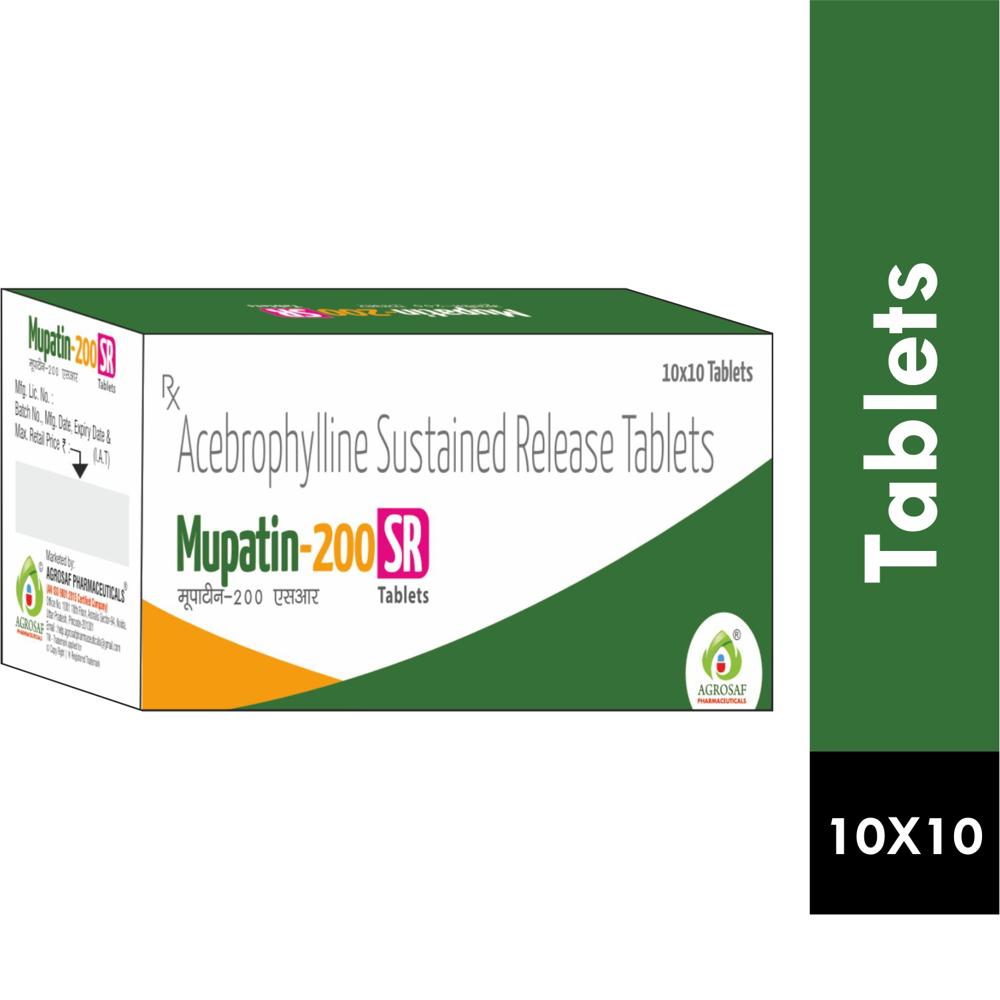 MUPATIN 200 SR TABLET - ACEBROPHYLLINE(200MG) SUSTAINED RELEASE TABLET