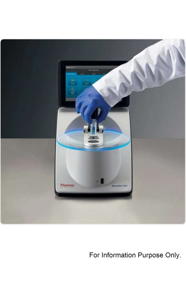 Thermo Fisher Nanodrop One/onec Microvolume Uv-vis Spectrophotometer - Dimension (L*w*h): 200 Mm *254 Mm *323 Mm Millimeter (Mm)