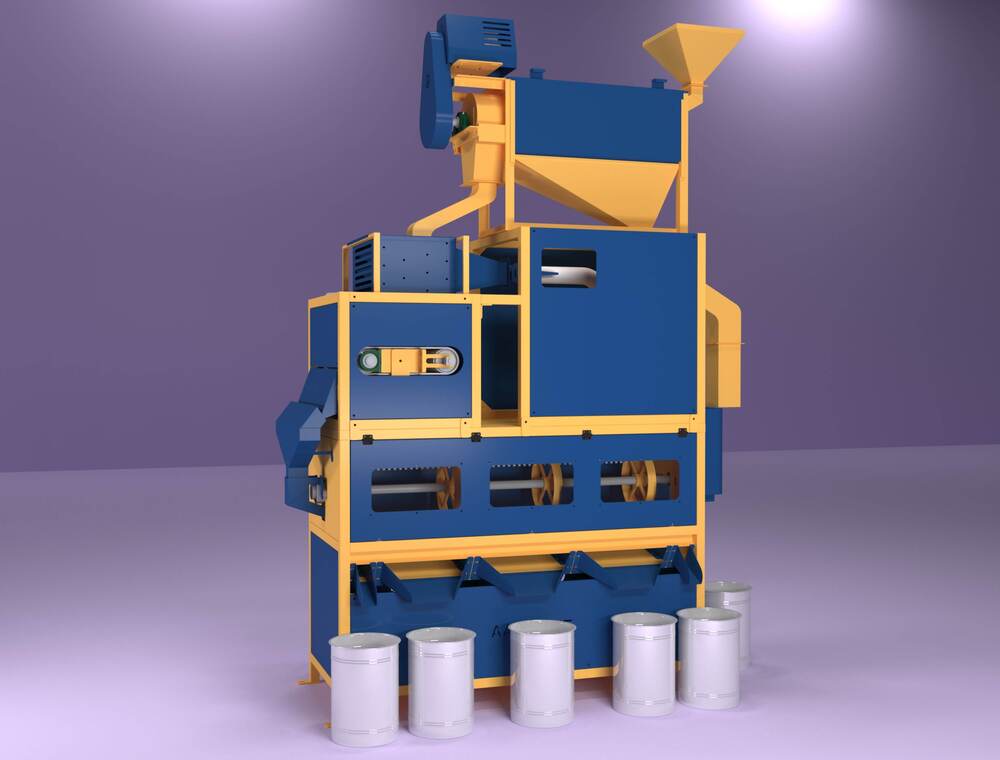 Aatomize 200 Kg/hr Semi-automatic Multi Seed Cleaner Unit - Automation Grade: Fully Automatic