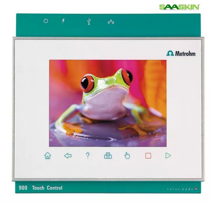 Metrohm 900 Touch Control - High-grade Plastic Housing, 230x220x70 Mm, White/grey | Capacitive 5.7-inch Tft Touchscreen, Multi-device Connectivity, Secure User Profiles