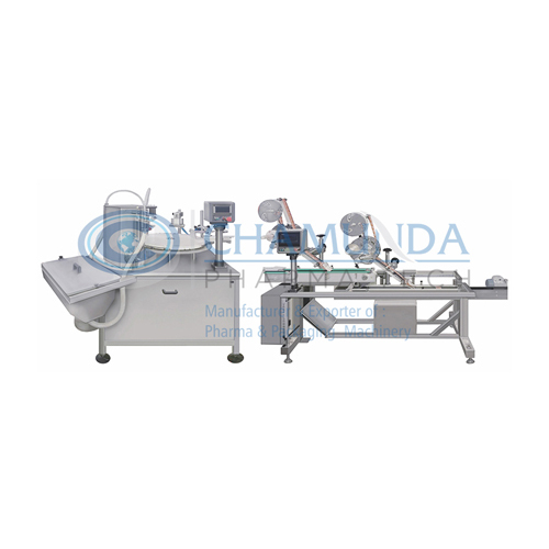 Pocket Perfume Filling Pump Pressing And Sticker Labeling Machine