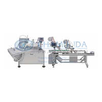 Pocket Perfume Filling Pump Pressing And Sticker Labeling Machine