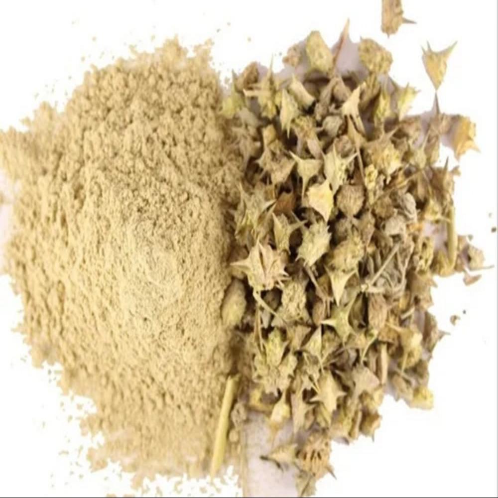 Gokhru Seed Powder - Color: Light Brown