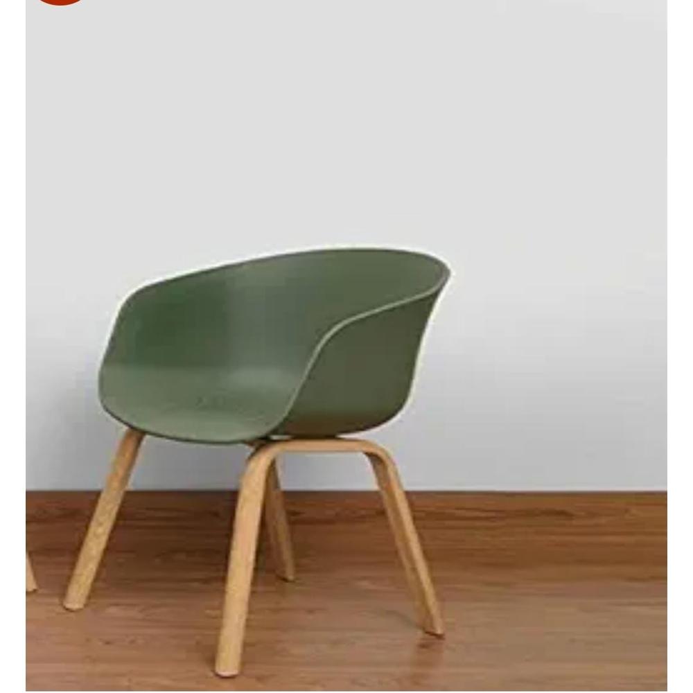 OM WOODS DELTA METAL WOOD FINISH CHAIR 