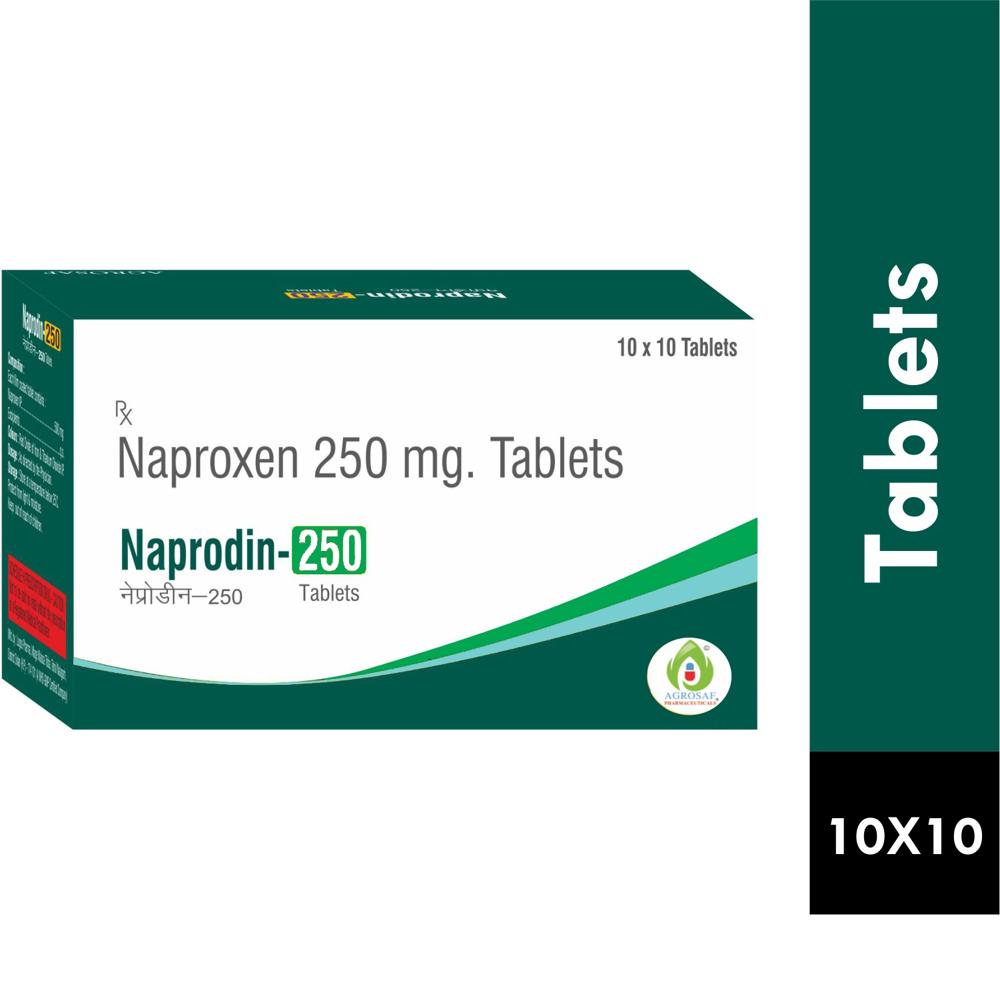 NAPRODIN 250 TABLET - NAPROXEN(250MG) & DOMPERIDONE(10MG) TABLET