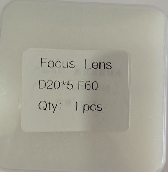 Welding Lens 20*5 F60 - Color: Transperent