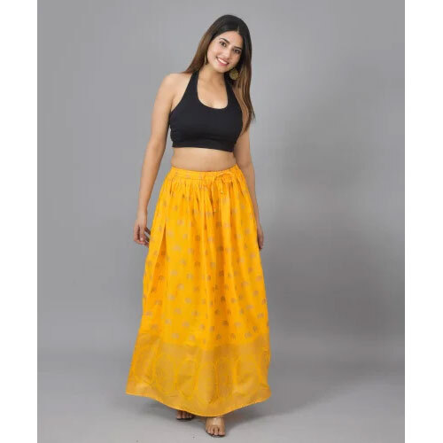 Party Wear Skirt - Color: Yellow
