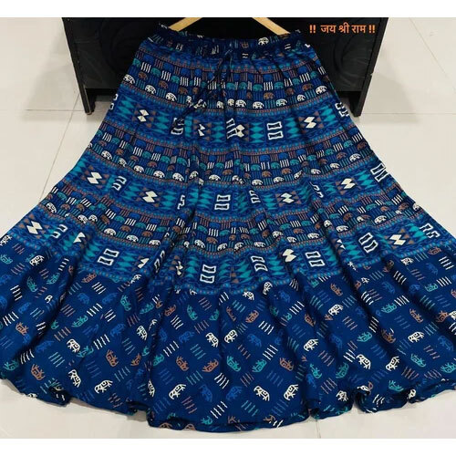 Women Cotton Skirts - Color: Multi Colors