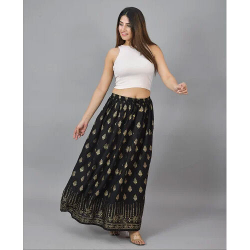 Hand Block Printed Long Skirt