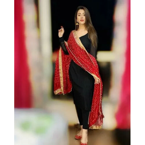 Embroidered Georgette Kurti