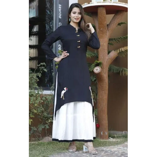 Rayon Printed Kurti - Feature: Breathable