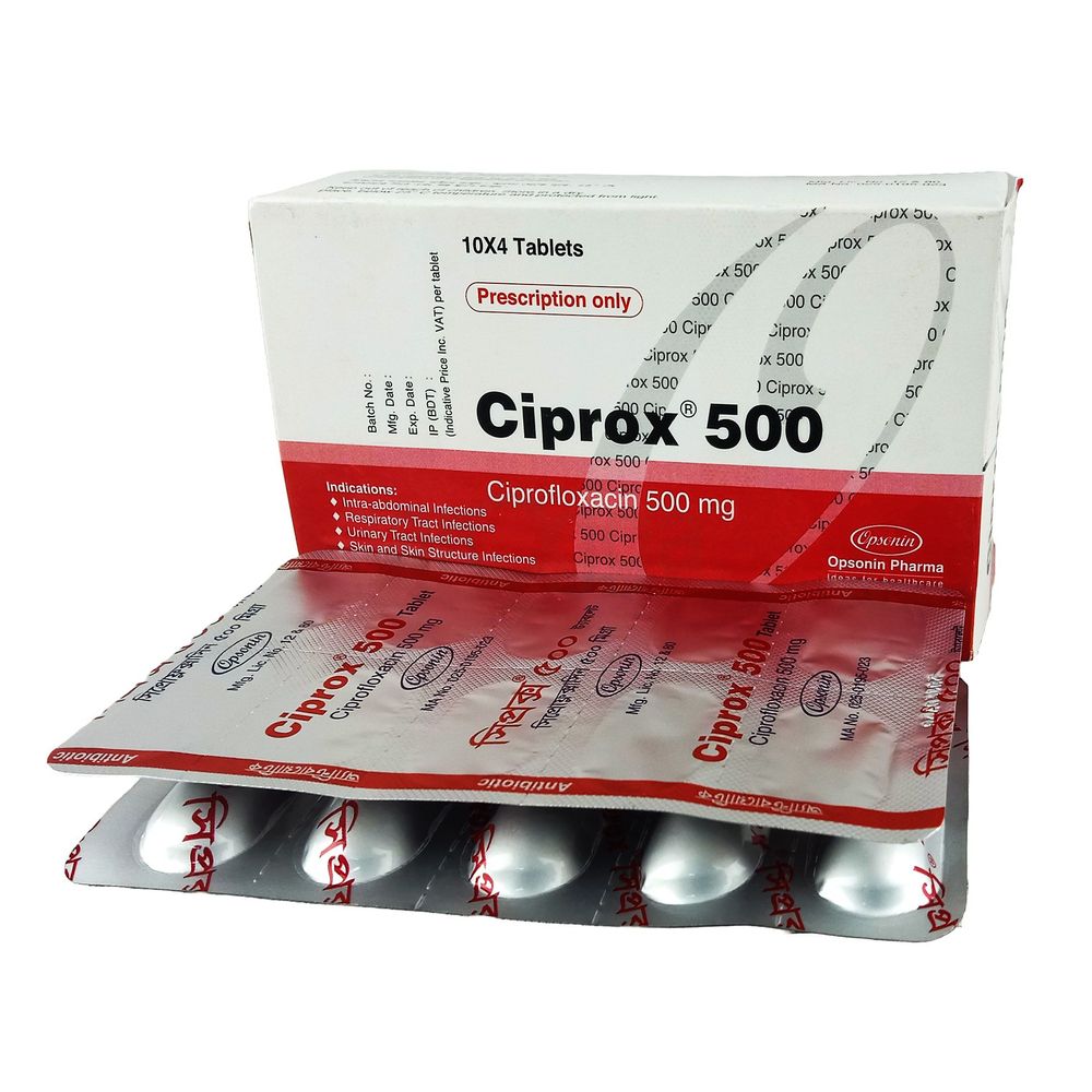 Ciprox Ciprofloxacin Tablet 500mg 
