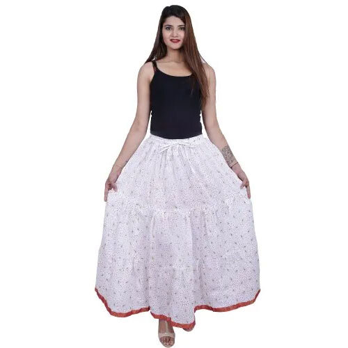 Indian WomenS Printed Skirt