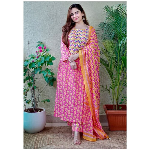 Embroidery Designer Kurti Latest Collection - Material: Cotton
