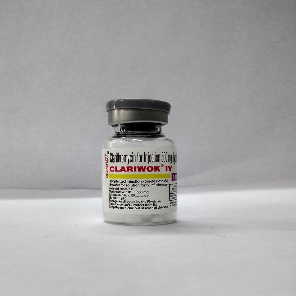 Clariwok Clarithromycin Injection 500mg - Grade: Medicine Grade