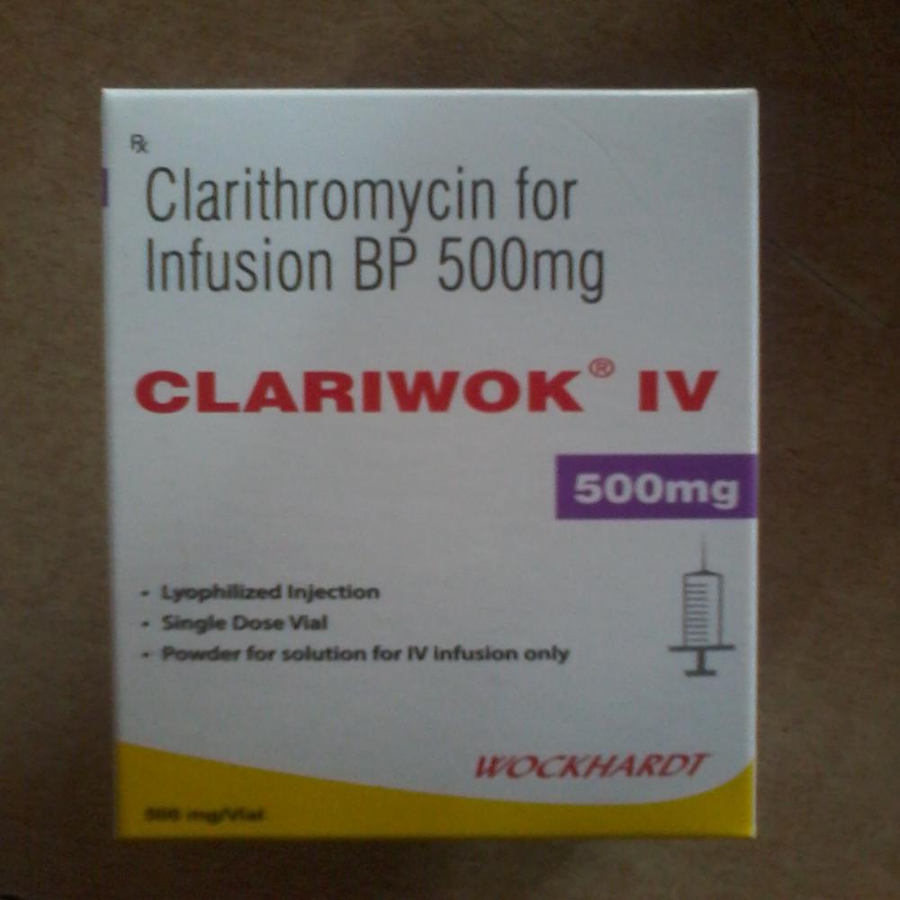 Clariwok Clarithromycin Injection 500mg 