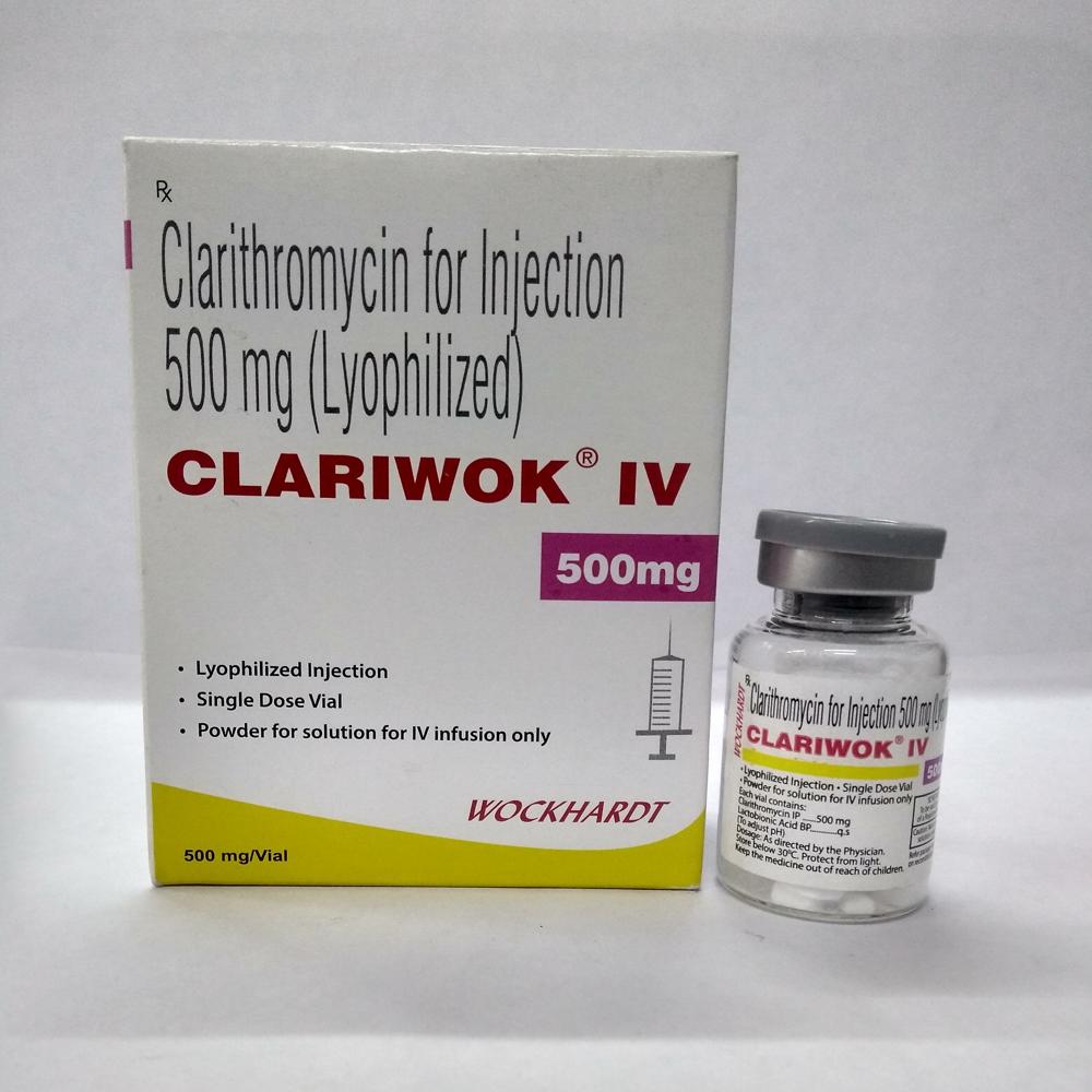 Clariwok Clarithromycin Injection 500mg 